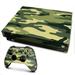 Skins Decal Vinyl Wrap for Xbox One X Console - decal stickers skins cover -Green Camo original Camouflage