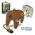 Nintendo 64 Captain Premium Controller For N64 (Hero Brown) - Hyperkin