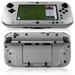 Skinomi Brushed Aluminum Skin Cover+Screen Protector for Nintendo Wii-U GamePad