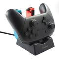 Insten 3-in-1 Charging Dock for Nintendo Switch & OLED Model Joy Con and Pro Controller with LED Indicator & Type C Charging Cable