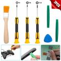 EEEkit 7-in-1 T6 T8 T10 Torx Screwdriver Repair Tool Set Fit for Microsoft Xbox One Xbox 360 Sony PS3 PS4 Controllers with Prying Tool Cleaning Brush