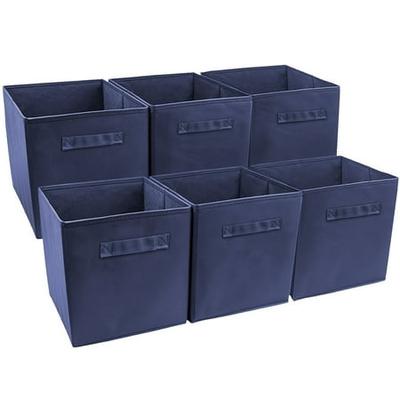 4pcs Foldable Storage Cube Basket Bins Organizer Closet Container Fabric Drawers 