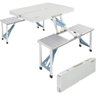 4FT LIGHTWEIGHT ALUMINIUM PORTABLE FOLDING TABLE CAMPING PICNIC PARTY TABLES 