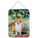 Carolines Treasures 7077DS1216 Pembroke Corgi Springtime Wall or Door Hanging Prints 12x16 multicolor