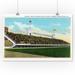 Bowling Green Kentucky - Western Kentucky State Stadium View (16x24 Giclee Gallery Print Wall Decor Travel Poster)