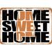 7 x 10 METAL SIGN - Home Sweet Home Alabama Brown - Vintage Rusty Look