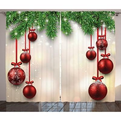 Ambesonne Decorative Printed 2 Panel Set Curtains Window Drapes for Home Decor 