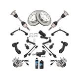 2000-2006 Chevrolet Suburban 1500 Front Brake Pad Rotor Axle Control Arm Kit - TRQ