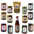 RUCI Authentic Sri Lankan Curry Pastes, Sambols and Chutneys Selection Box (6 Units)