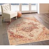 Luxe Weavers Hampstead Collection 8027 Ivory 5x7 Oriental Area Rug - 8027 Ivory 5x7