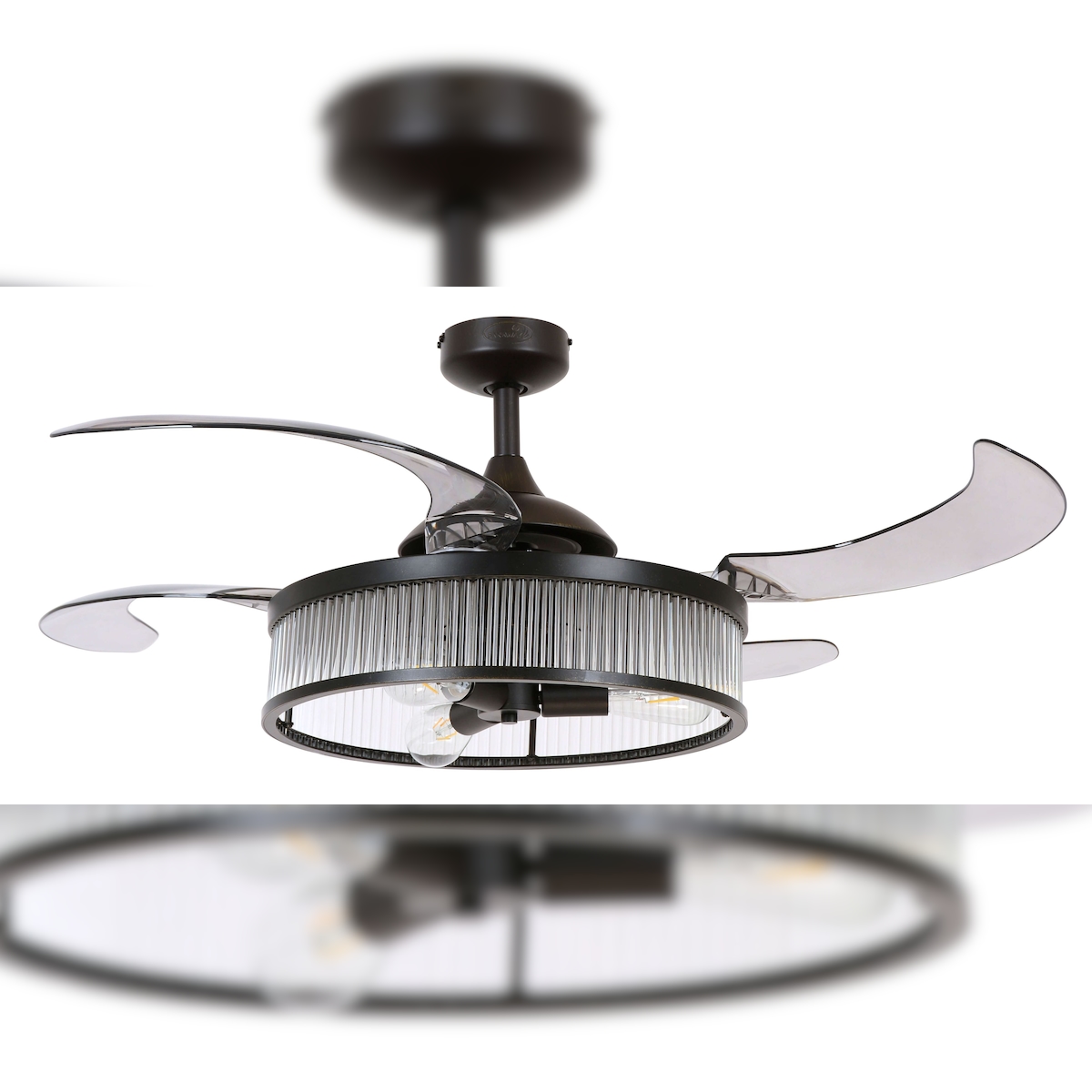 Lucci Deckenventilator Fanaway Corbelle Schwarz 122 cm 122 Image