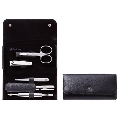 ZWILLING - Maniküre Pediküre Set 5tlg. mit Nagelknipser, Leder, schwarz Nägel kürzen 1 ct