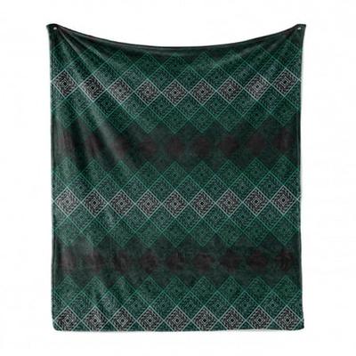 50 x 60 Ambesonne Oriental Soft Flannel Fleece Throw Blanket Cozy Plush for Indoor and Outdoor Use Floral Moroccan Mosaic Repetition Multicolor 