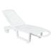 Pool Chaise Lounge- White