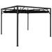vidaXL Gazebo Patio Pavilion Canopy Party Tent with Retractable Roof Sunshade