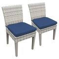 TK Classics Fairmont Armless Outdoor Dining Chairs