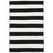 Liora Manne Transocean Indoor Outdoor Area Rug Black/White 8 3 x 11 6