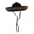 MAGAZINE Summer Pet Dog Sun Hat Beach Party Straw Hat Dog Mexican Style Hat For Dogs And Cats Fun Straw Sombrero Hat Accessories