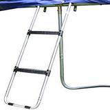 SKYWALKER TRAMPOLINES Wide Step Outdoor Trampoline Ladder 2 Step Universal Hook Trampoline Accessories for Kids