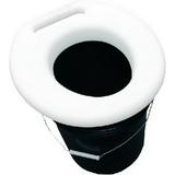 Moeller Portable Potty Universal Fit for 5 Gallon Buckets White (Bucket Not Included) 042288