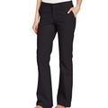 Dickies Damen Flat Front Stretch Twill Pant Slim Fit Bootcut Khakis, schwarz, 38 Kurz