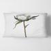 Designart 'Retro Cotton Flower' Traditional Printed Throw Pillow