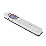walmeck Portable Handheld Wand Document/ Book/ Images Scanner 1050DPI Resolution High Speed Scanning A4 Size JPEG/ PDF Format Colorful LCD Display for Office Business Reciepts