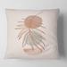 Designart 'Moon & Sun Shapes In Retro Terracotta Tones II' Modern Printed Throw Pillow