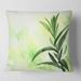 Designart 'Palm Bamboo Detail I' Traditional Printed Throw Pillow