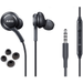 OEM InEar Earbuds Stereo Headphones for Micromax Vdeo 4 Plus Cable - Designed by AKG - with Microphone and Volume Buttons (Black)