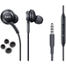 OEM InEar Earbuds Stereo Headphones for Amazon Fire HD 6 Plus Cable - Designed by AKG - with Microphone and Volume Buttons (Black)