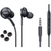 OEM InEar Earbuds Stereo Headphones for Xiaomi Redmi Note 4 Plus Cable - Designed by AKG - with Microphone and Volume Buttons (Black)