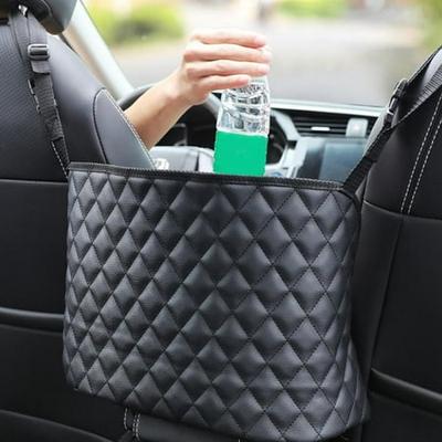 Durable Leather Seat Back Organizer, Best Purse Hanger For Tablet