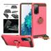 Case for Motorola Moto One 5G Ace Hybrid 360Â° with Ring Stand Armor Shockproof Dual Layers for Magnetic Car Mount Cover for Moto One 5G Ace by Xcell - Hot Pink