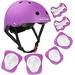 KAMUGO Kids Bike Helmet, Toddler Helmet for Ages 2-8 Boys Girls with Sports Protective Gear Set Knee Elbow Wrist Pads for Skateboard Cycling Scooter Rollerblading
