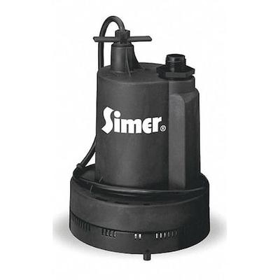 SIMER 2355-04 2355 Submersible Utility Pump, 1/3Hp