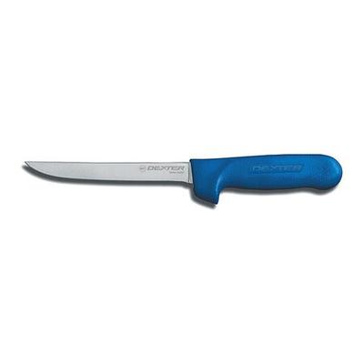 DEXTER RUSSELL 01563C Boning Knife,6" L,SS Blade,Blue