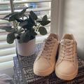 Coach Shoes | Coach Canvas Sneakers Size 6 | Color: Cream/Pink | Size: 6