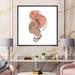 East Urban Home One Line Portrait of African American Woman IV - Graphic Art on Canvas Canvas, Wood in White | 36 H x 36 W x 1 D in | Wayfair