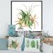 East Urban Home Tropical Leaves Air Plant Succulent - Floater Frame Print on Canvas in Green/White | 30 H x 30 W x 1 D in | Wayfair