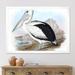 East Urban Home Vintage Australian Birds VIII - Picture Frame Graphic Art on Canvas Metal in Black/Brown | 24 H x 32 W x 1 D in | Wayfair