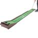 GoSports Pure Putt Golf 9' Putting Green Ramp Solid Wood in Brown/Green | 6 H x 12 W x 108 D in | Wayfair GOLF-PUTTRAMP-WOOD-9-BROWN