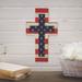 The Holiday Aisle® Patriotic Cross Wall Décor in Blue/Red/White | 12 H x 7 W x 1.9 D in | Wayfair D3D8CD4A2FAD4B89A19802D2D4634A9C