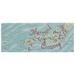 "Liora Manne Frontporch Mermaid Crossing Indoor/Outdoor Rug Water 24""x60"" - Trans Ocean FTPR5144803"