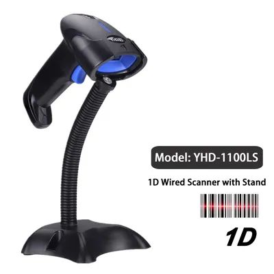 YHDAA – Scanner de codes à barres 1D avec Bluetooth 1100L 5800DW 2.4G sans fil 2D QR lecteur