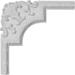 13.5 In. W X 13.5 In. H Architectural Kendall Panel Moulding Corner Ii