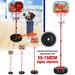 Kids Basketball Toys Set - Kids Basketball Hoop Stand Set Adjustable Height 21.7-59.1 In with Ball & Net Play Sport Family Games for Toddlers Boys Girls Children Indoors Outdoors Toys