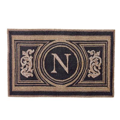 Wingate Monogrammed Door Mat - Indigo, 36" x 72", Q - Frontgate