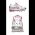 Nike Shoes | Air Max 24-7 Gs 'Rainbow' | Color: White | Size: 5
