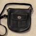 Coach Bags | Black Leather Coach Crossbody Bag | Color: Black/Silver | Size: Os